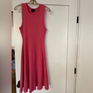 Hatch Ribbed Pink Midi Dress